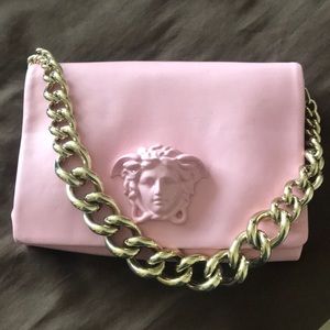 Pink Versace handbag